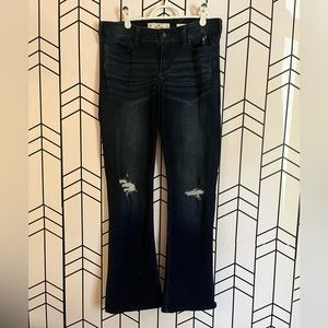 {Hollister} flare low waisted jeans